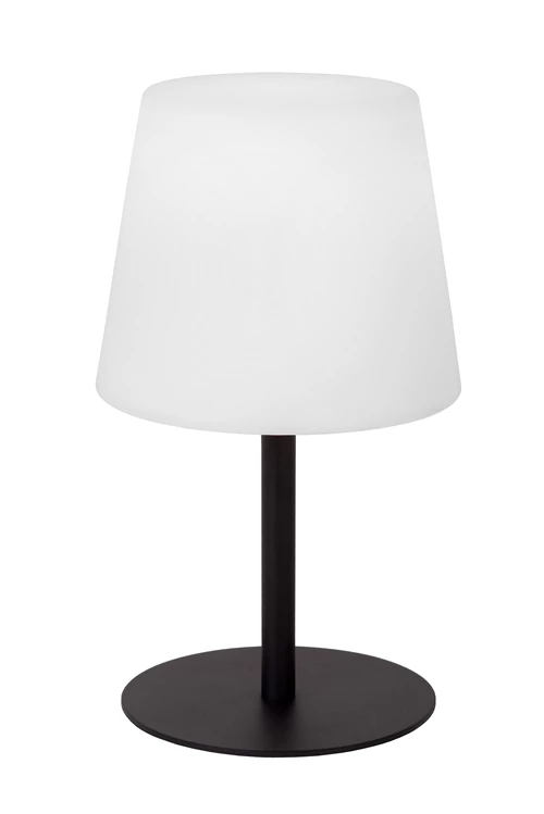 Lucide TYON - Lampe de table Rechargeable Intérieur/Extérieur - Batterie/Piles - LED Dim. - 1x2W 2700K - IP65 - Noir - détail 2